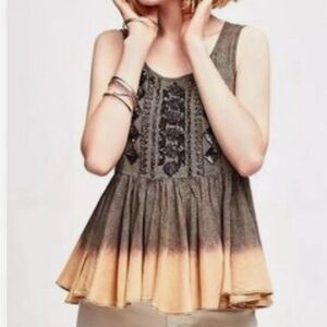 Anthropologie Akemi Kin Anaphora Beaded Boho Tank Top Medium